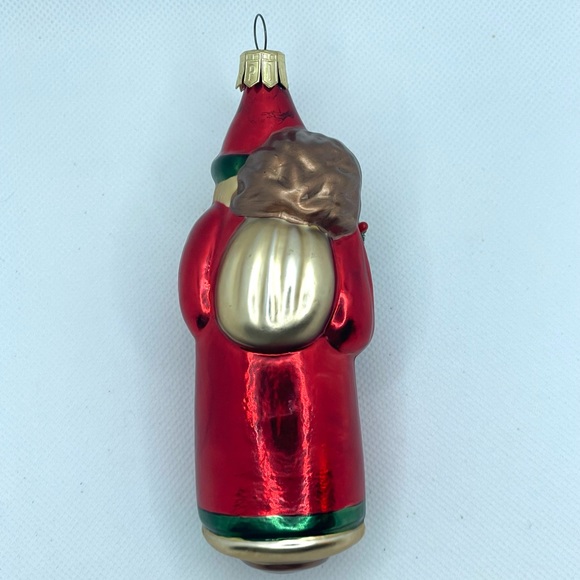 Pier 1 Glass Santa Ornament - Picture 2 of 6